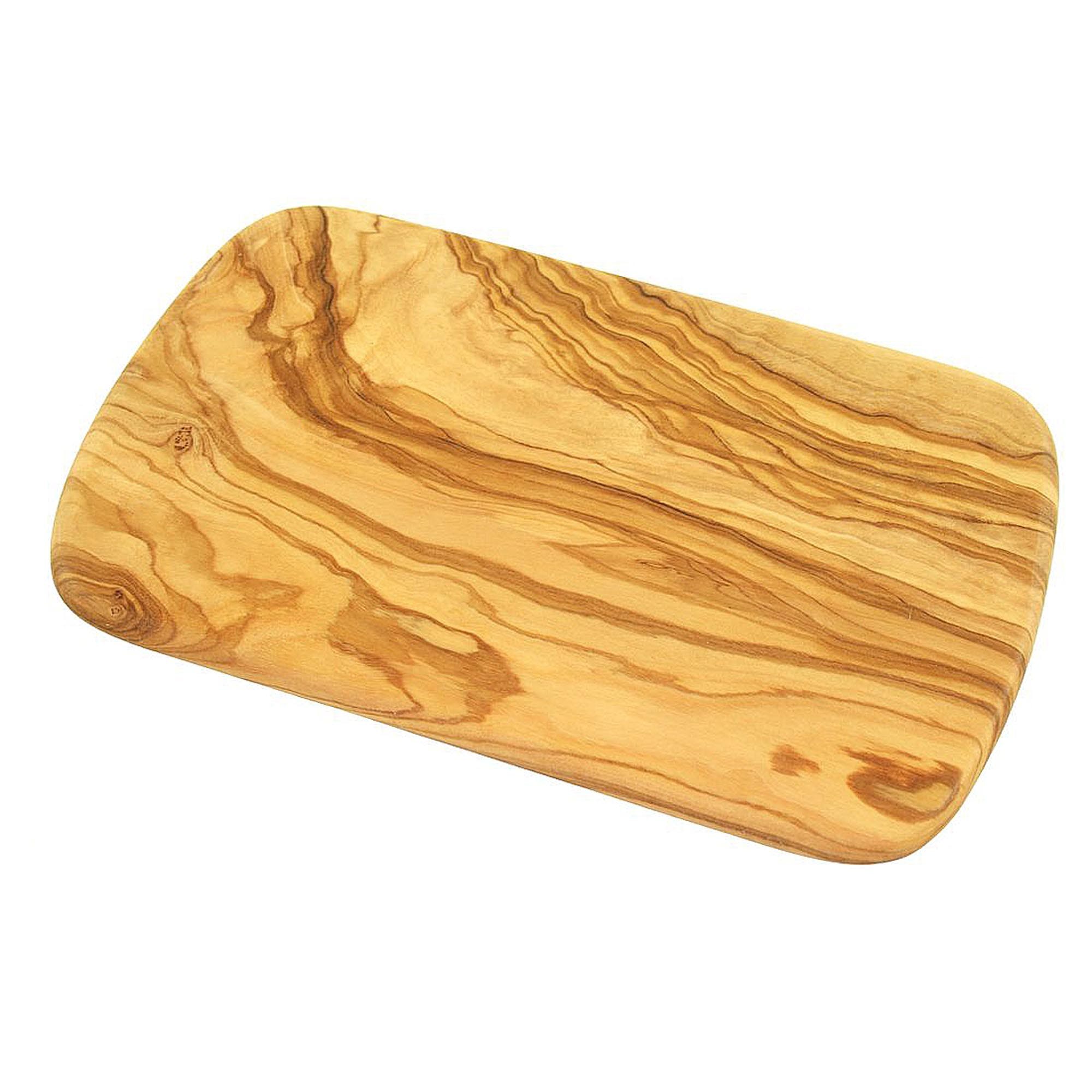 Frühstücksbrett aus Olivenholz ( 22 x 14 cm)