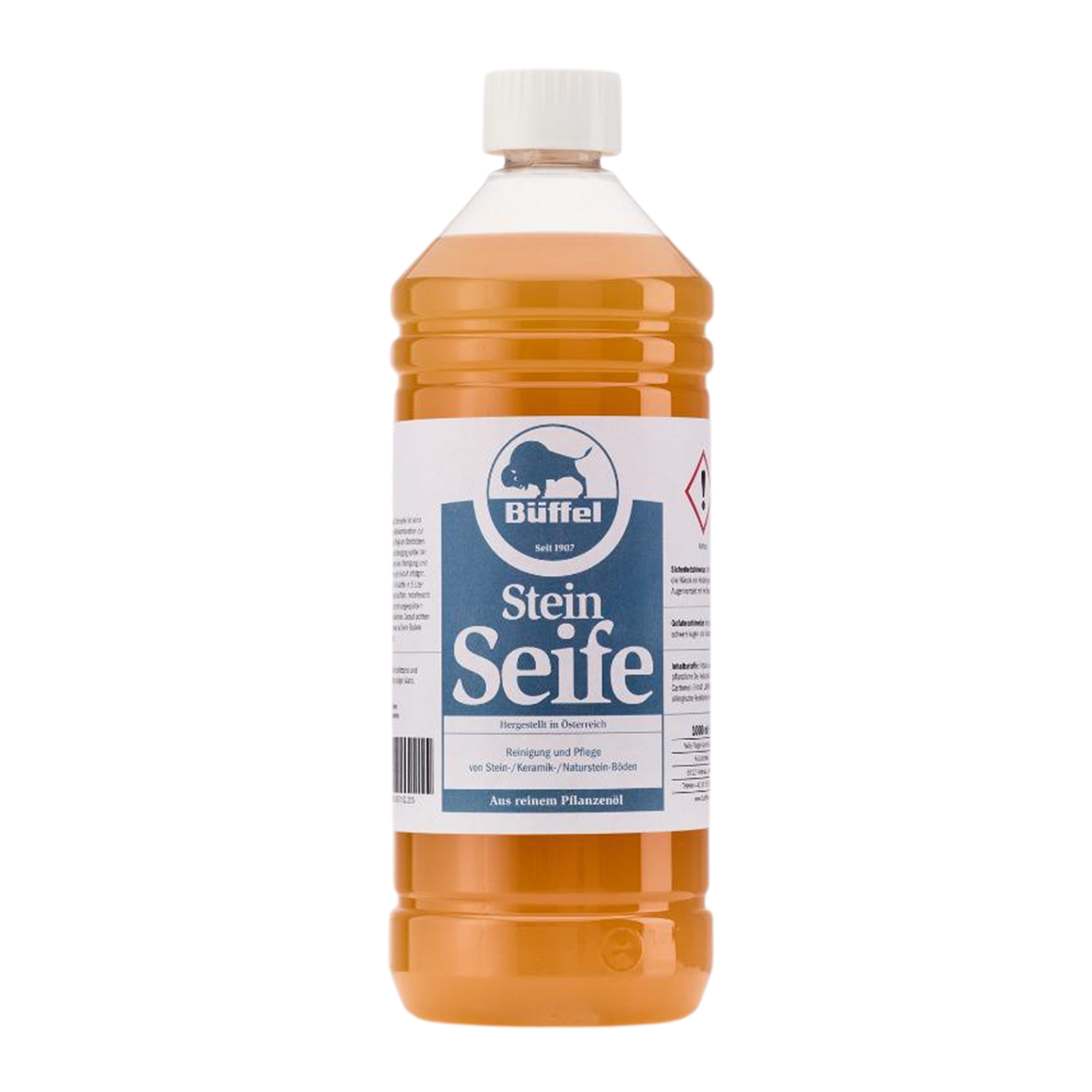 Büffel Steinseife 1000ml - flüssige Schmierseife - umweltfreundliches Recycelingprodukt