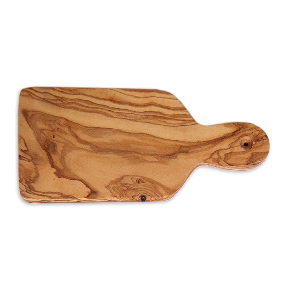 Kräuterbrett mit Griff aus Olivenholz ( 23 x 10 cm)