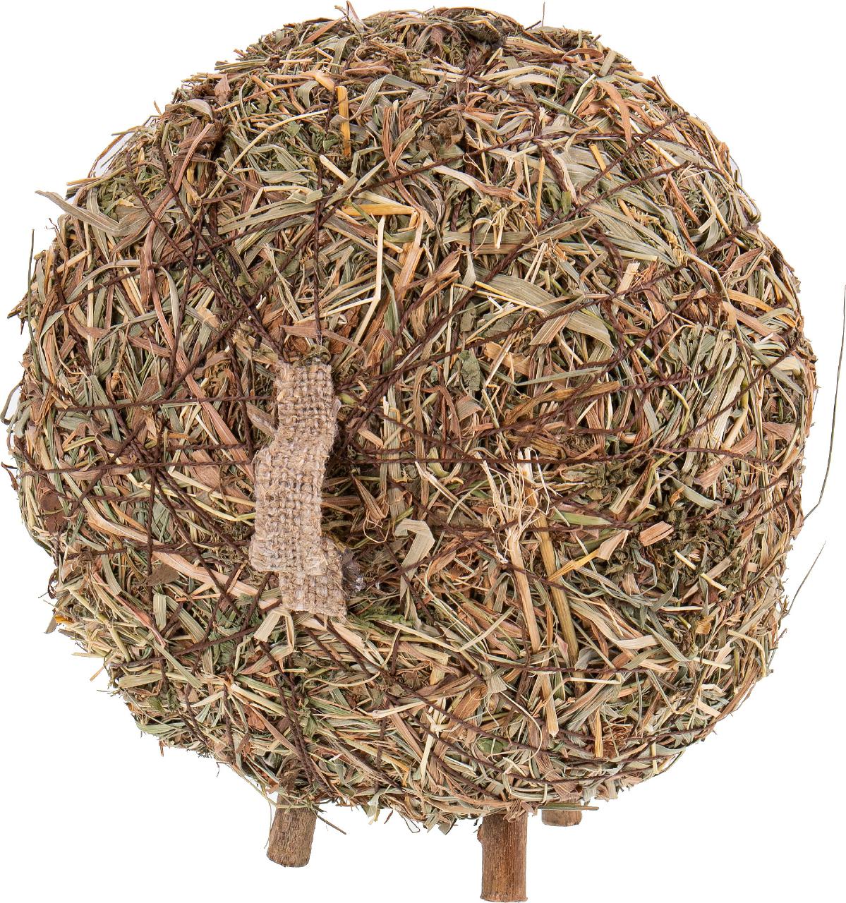 Sauna Schaf aus unbehandeltem, duftendem Heu gebunden - Heusauna - Dufterlebnis