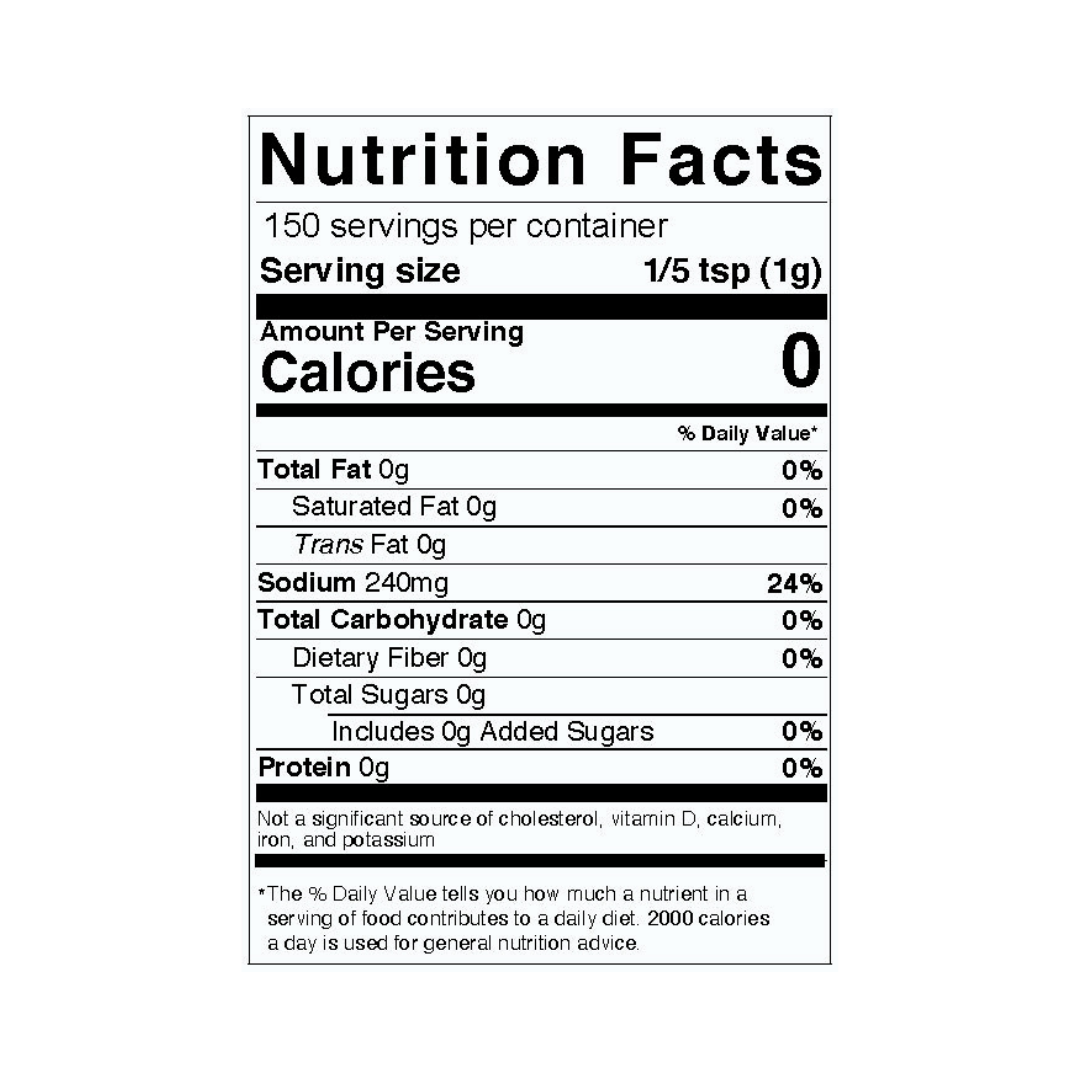 Rivsalt - REFILL BLACK - Kala Namak Salz