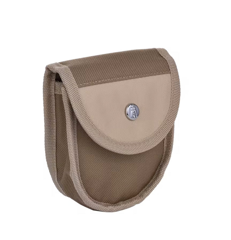 Laguiole - Zusammenklappbares  Outdoor- Wanderbesteck mit Tasche - für 2 Personen