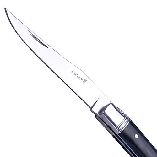 Laguiole klappbares Taschenmesser "Black Pakka Blue Line""