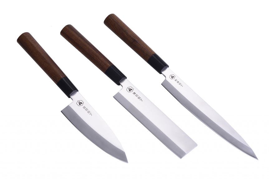 Messerset - Japanische Messer - Santoku-Messer - von Laguiole - 3er Set