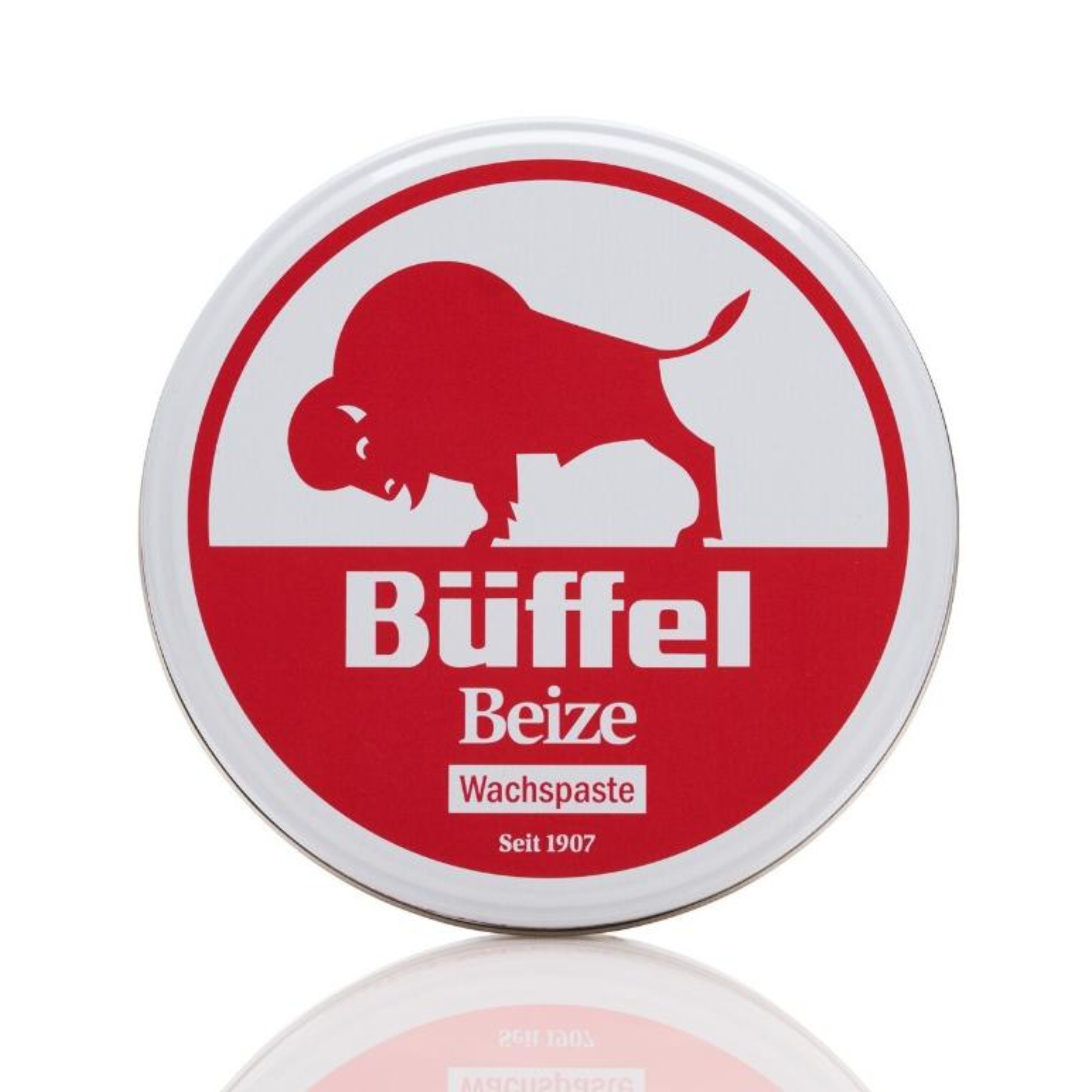 Büffel-Beize rot - Hartglanz Wachsbeize für die Färbung, Reinigung und Pflege von Holz