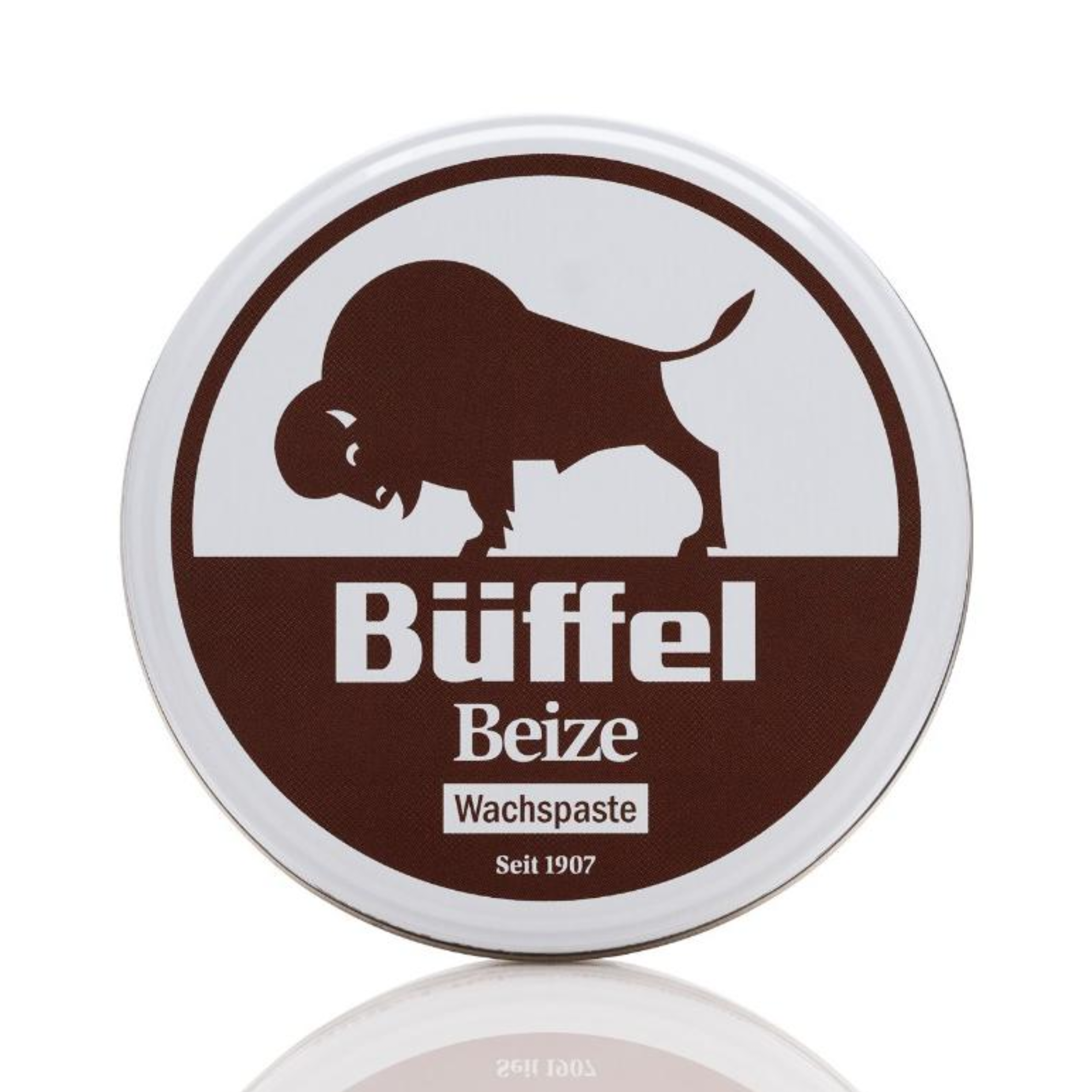 Büffel-Beize dunkelbraun - Hartglanz Wachsbeize für die Färbung, Reinigung und Pflege von Holz