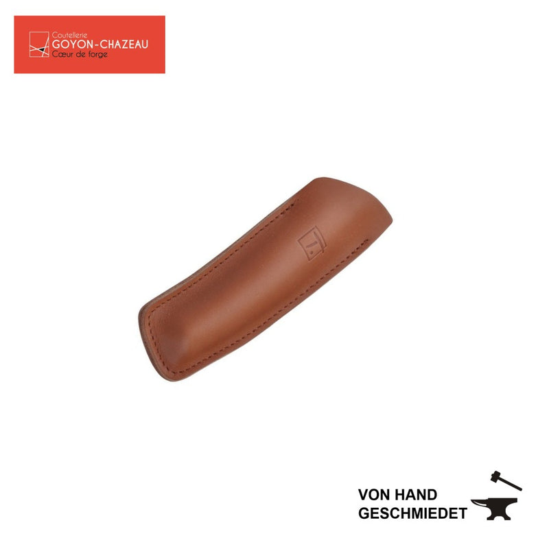 Taschenmesser klappbar 12cm  - handgeschmiedet - Le Thiers Pirou von Goyon-Chazeau - Griff aus Olivenholz