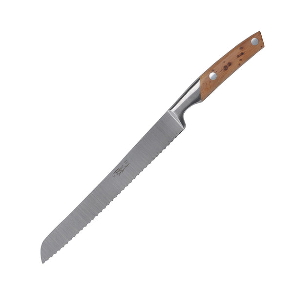 Brotmesser 23cm - handgeschmiedet - Le Thiers Cuisine von Goyon-Chazeau - Griff aus Wacholderholz