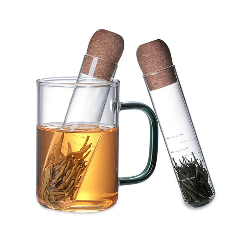 Gläsernes Teeei - Teefilter - für eine Tasse - am Besten für lose Teeblätter oder Blütentee
