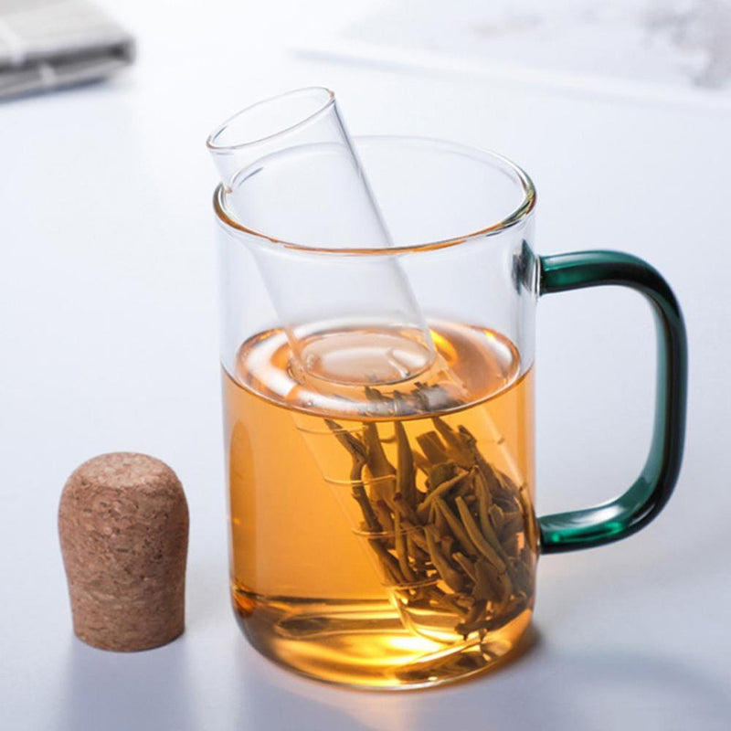 Gläsernes Teeei - Teefilter - für eine Tasse - am Besten für lose Teeblätter oder Blütentee